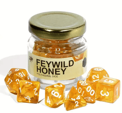 Feywild Honey Dice Set: 7 Set Polyhedral Yellow MM734